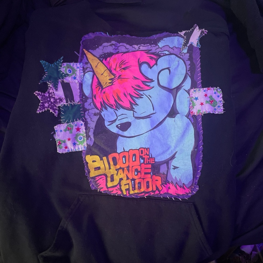 Custom patchwork hoodies/shirts